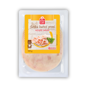 Fine Life Šunka kuracia prsná chlad. 100 g