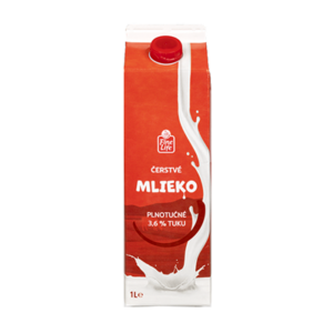 Fine Life Mlieko čerstvé 3,6% chlad. 1 l