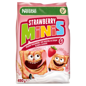 Nesquik Strawberry minis cereálie 450 g